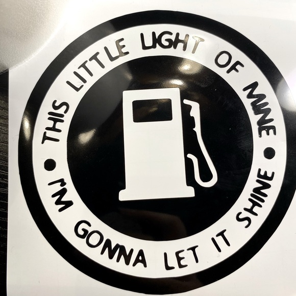 Custom car decal! Let me know when you buy it if you want a different color! - Picture 1 of 1